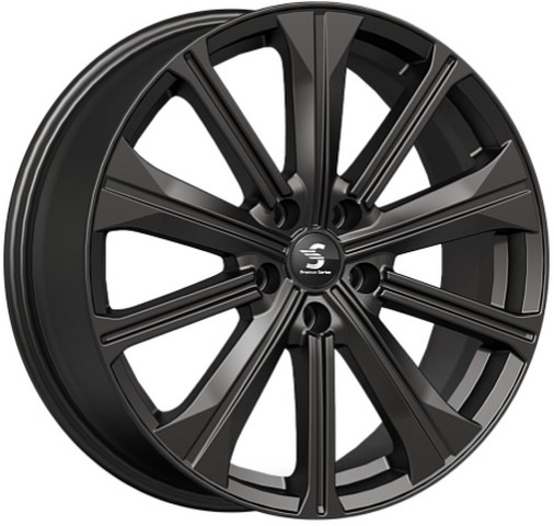 Авто диск Skad Кр013 Fury Black 5x108 R19 литой черный матовый et45 d60,1