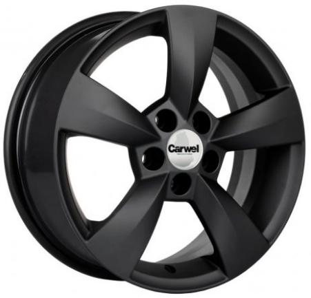Авто диск Carwel Кета 5x100 R15 литой черный et40 d57,1