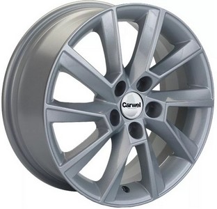 Авто диск Carwel Иманта 5x100 R16 литой серебристый темный et40 d57,1