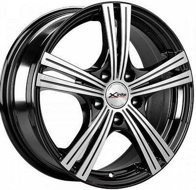 Авто диск X'Trike X-112 5x100 R16 литой черный с полировкой et38 d57,1