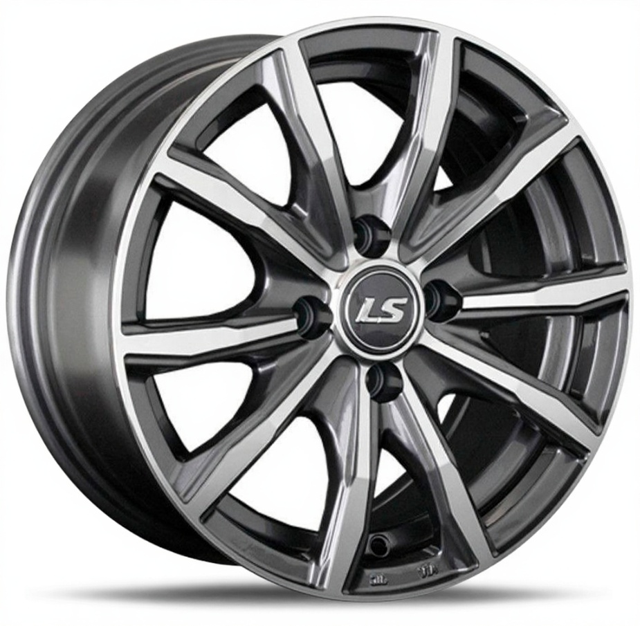 Авто диск Ls 786 5x114,3 R18 литой серебристый темный с полировкой et40 d73,1