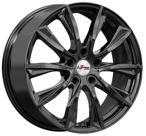 Авто диск Ifree Казантип Либерия 5x108 R18 литой черный et49 d67,1