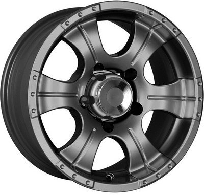 Авто диск K&K Байконур Дарк Платинум 5x139,7 R15 литой серебристый темный et20 d108,5