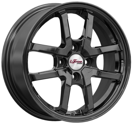 Авто диск Ifree Грид Либерия 4x100 R15 литой черный et45 d60,1