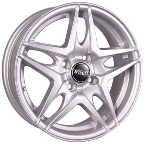 Авто диск Tech Line 430 4x98 R14 литой серебристый et35 d58,6