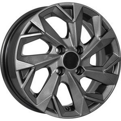 Авто диск Carwel Вага 4x100 R14 литой серебристый темный et43 d60,1