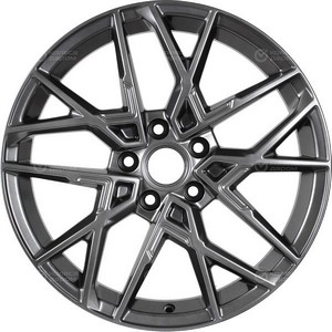 Авто диск K&K Вудроф Дарк Платинум 5x114,3 R18 литой серебристый темный et38 d67,1