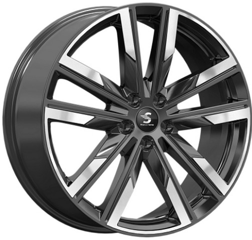 Авто диск Skad Кр014 Алмаз 5x108 R20 литой черный с полировкой et46 d63,4