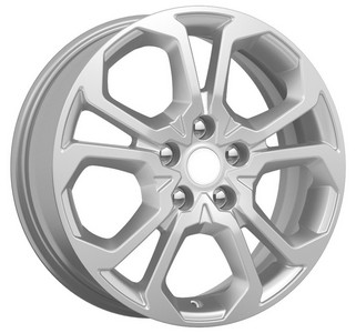 Авто диск Carwel Ванда 5x114,3 R17 литой серебристый et50 d66,1