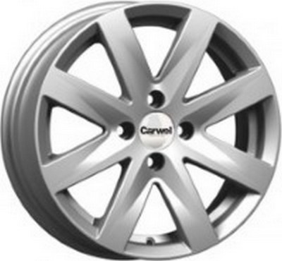 Авто диск Carwel Волго 4x100 R15 литой серебристый et45 d60,1
