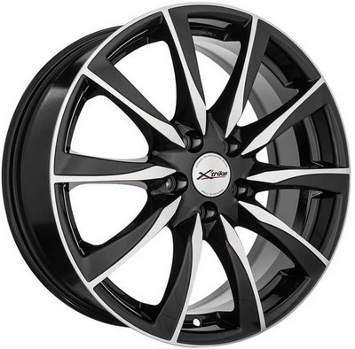 Авто диск X'Trike X-120 5x115 R17 литой черный с полировкой et43 d70,3