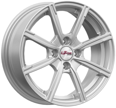 Авто диск Ifree Калибр Нео-Классик 4x98 R15 литой серебристый et33 d58,6