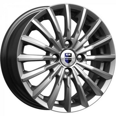 Авто диск K&K Акцент Дарк Платинум 5x112 R17 литой серебристый темный et45 d66,6