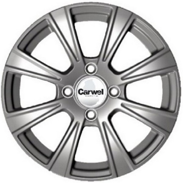 Авто диск Carwel Йота 4x98 R14 литой серебристый et35 d58,6