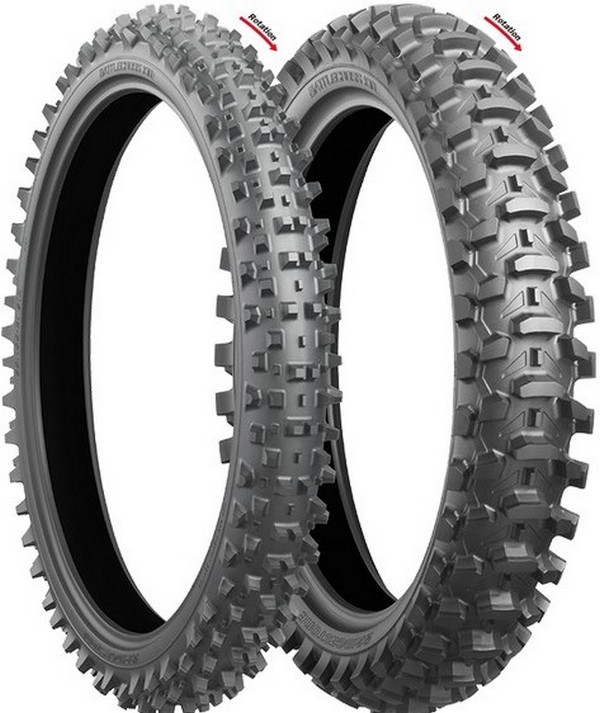 Мотошина Bridgestone Battlecross X10 80/100-21 51M передняя |ТТ,камерная|