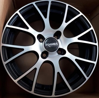 Авто диск Proma Gt 5x114,3 R18 литой черный с полировкой et45 d67,1