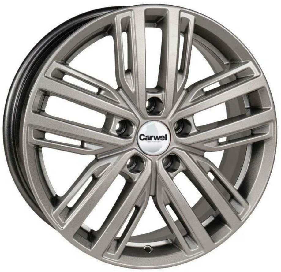 Авто диск Carwel Иртыш 5x112 R17 литой серебристый et40 d57,1