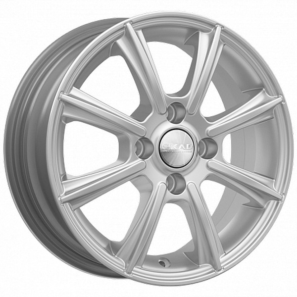 Авто диск Skad Монако Селена 4x98 R14 литой серебристый et38 d58,6