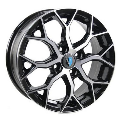 Авто диск Venti 1419 4x98 R14 литой черный с полировкой et35 d58,6