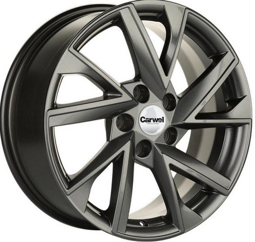 Авто диск Carwel Тоджа 5x114,3 R17 литой серебристый темный et50 d67,1