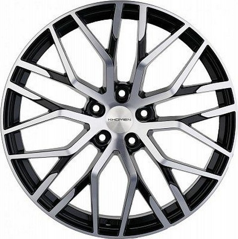 Авто диск Khomen Khw2005 5x120 R20 литой черный с полировкой et30 d66,1