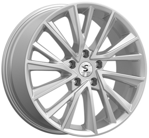 Авто диск Skad Кр010 Селена 5x114,3 R18 литой серебристый et45 d66,1