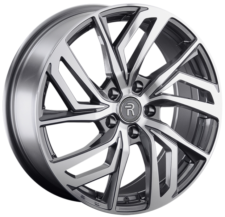 Авто диск Replay Chg49 5x114,3 R18 литой серебристый темный с полировкой et38 d60,1