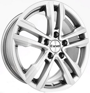 Авто диск Carwel Аллаки 5x114,3 R16 литой серебристый et40 d66,1