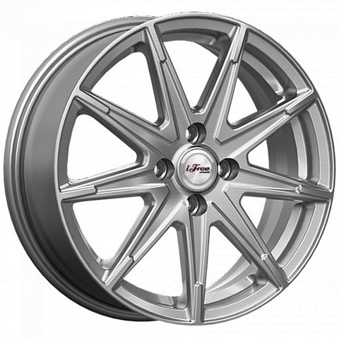 Авто диск Ifree Хит Хай Вэй 4x100 R16 литой серебристый темный et45 d60,1
