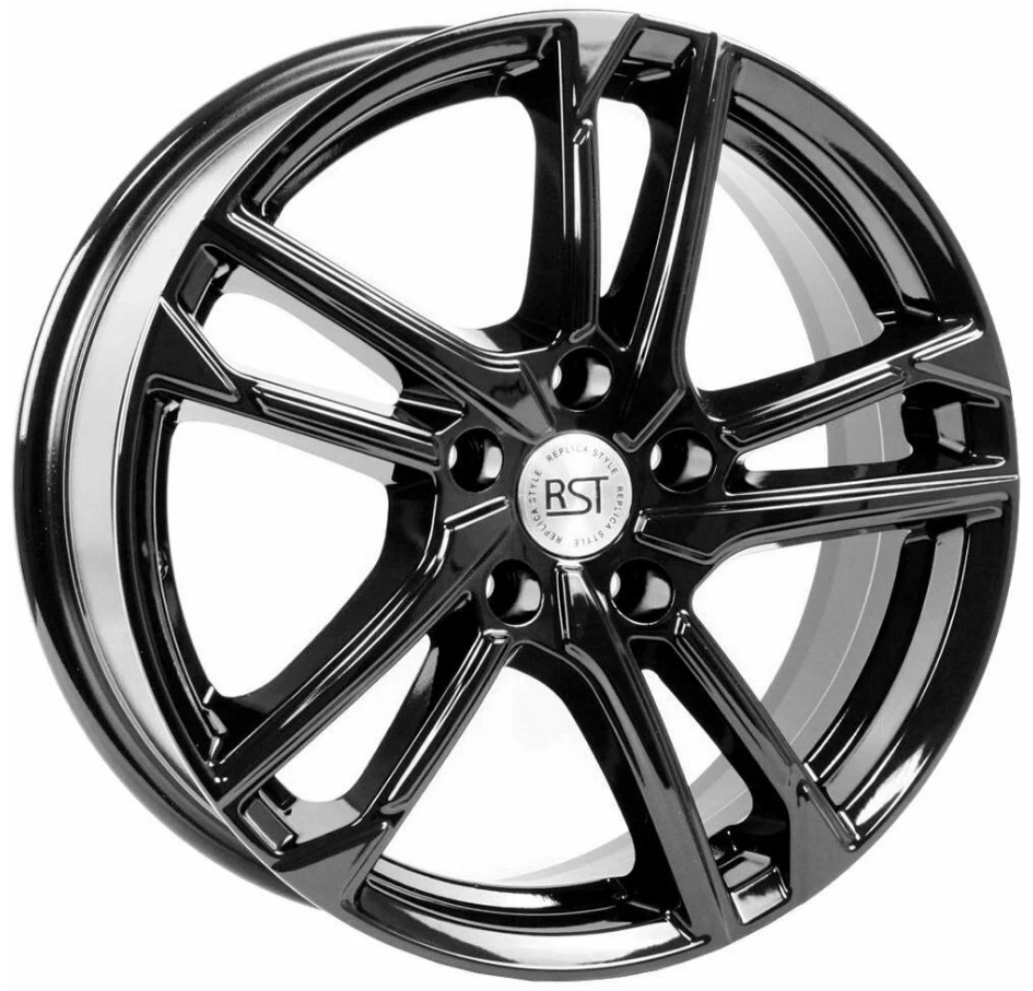 Авто диск Rst R197 5x114,3 R17 литой черный et35 d67,1