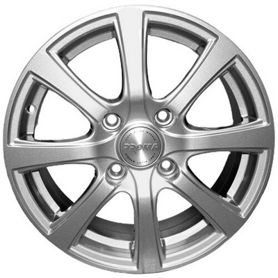 Авто диск Proma Колизей 5x100 R15 литой серебристый темный et38 d57,1