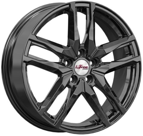 Авто диск Ifree Бомбей Либерия 5x114,3 R18 литой черный et50 d60,1