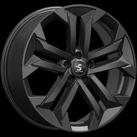 Авто диск K&K Кр015 Блэк Аурум 5x108 R19 литой черный матовый et47 d65,1