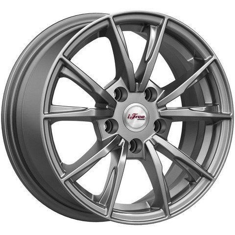 Авто диск Ifree Сион Хай Вэй 5x108 R15 литой серебристый темный et45 d63,4