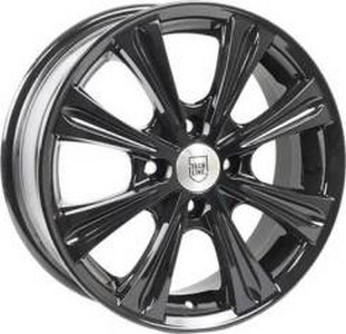 Авто диск Tech Line 523 4x100 R15 литой черный et45 d54,1