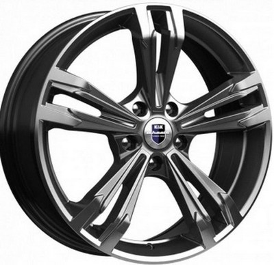 Авто диск K&K Karrera Light Дарк Платинум 5x112 R18 литой серебристый темный et43 d57,1