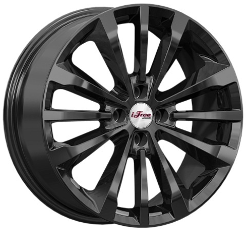 Авто диск Ifree Андерсен Либерия 4x100 R17 литой черный et43 d60,1
